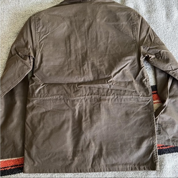 Filson Cover Cloth Mile Marker Coat | Otter Green - Picture 9 of 14